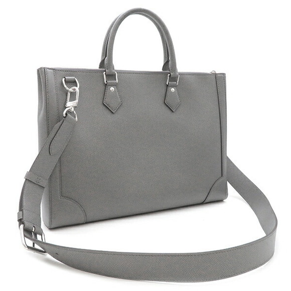 Louis Vuitton Briefcase Slim Leather Taiga Gray - Picture 1 of 9